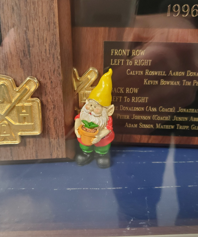 Gnome found at Arena